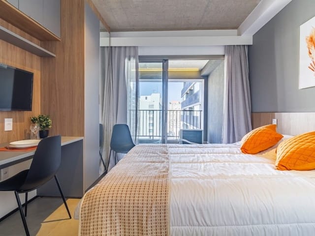 Foto do Studio - Studio à venda 1 Quarto 1 Vaga 28M² Cerqueira César São Paulo - SP | Lares e Andares Imóveis