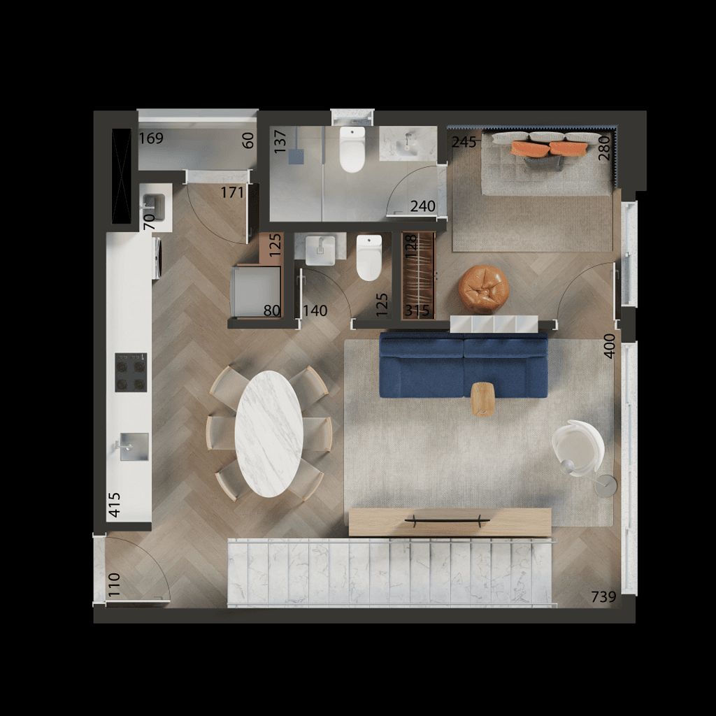 Apartamento, 2 quartos, 93 m² - Foto 50