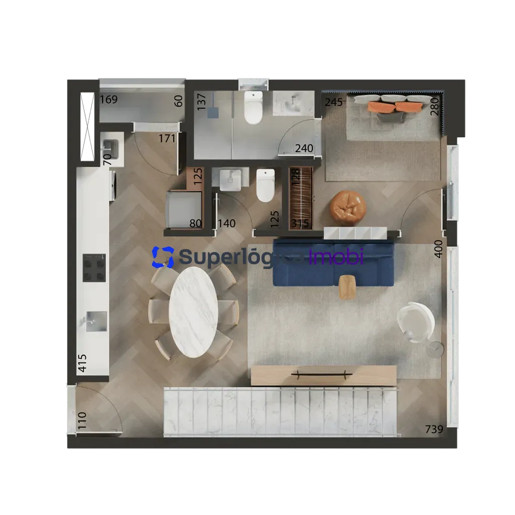 Apartamento, 2 quartos, 77 m² - Foto 50