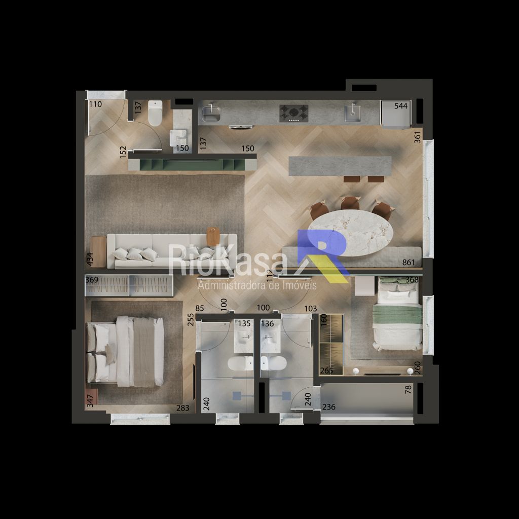 Apartamento, 2 quartos, 87 m² - Foto 47