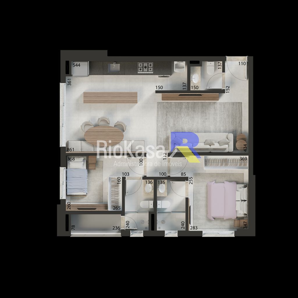 Apartamento, 2 quartos, 87 m² - Foto 48