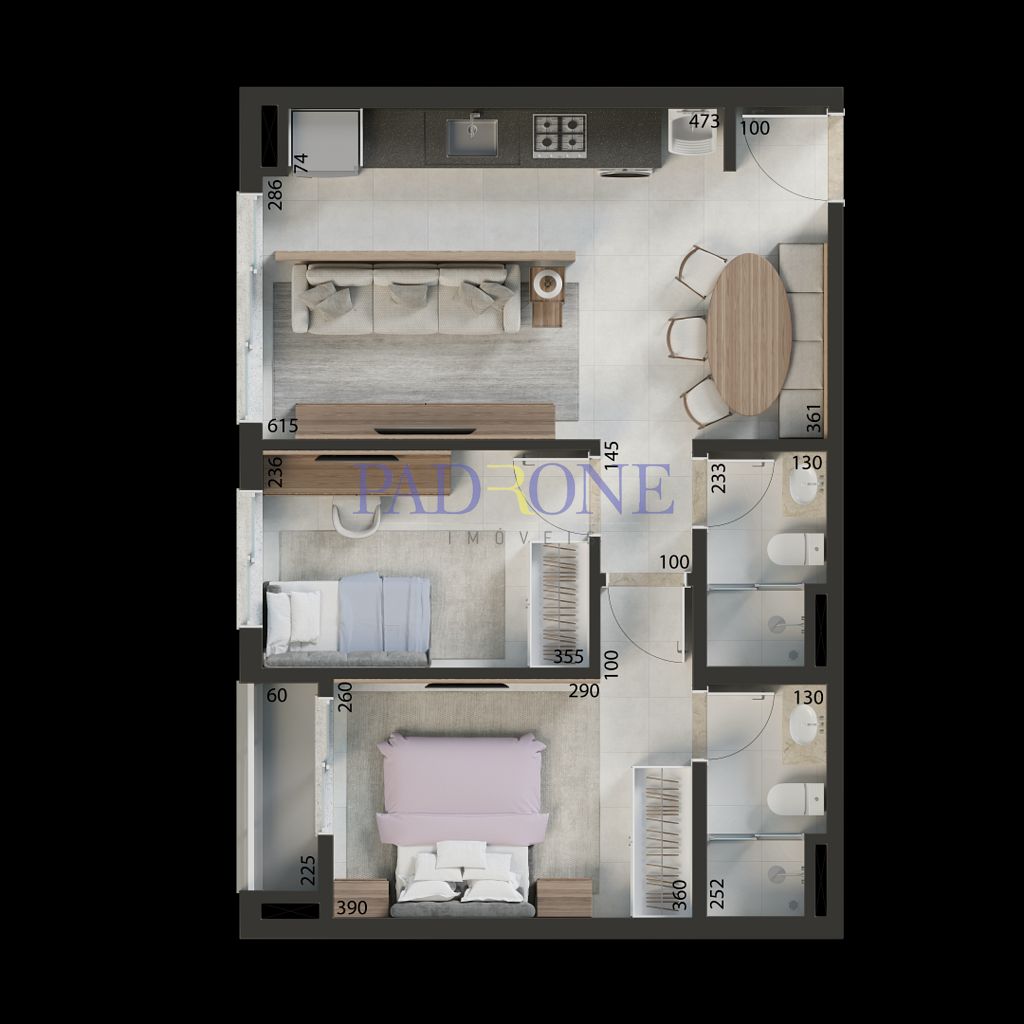 Apartamento à venda com 2 quartos, 80m² - Foto 46