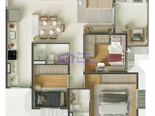 Apartamento 3 quartos e 2 banheiros, à venda, no bairro Vila Esperança em São Paulo