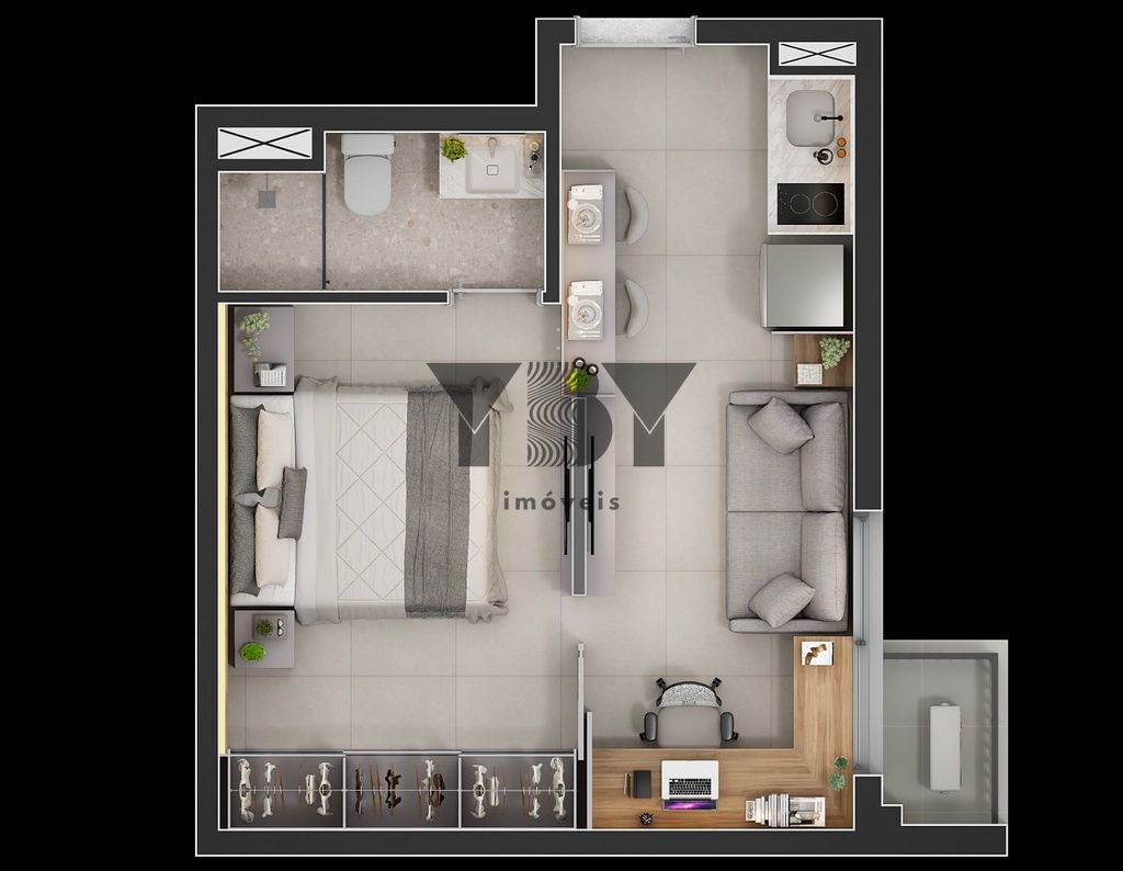 Apartamento, 1 quarto, 27 m² - Foto 23