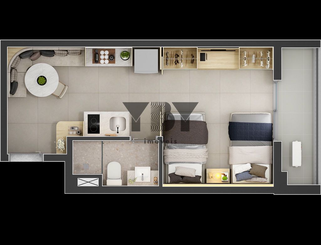 Apartamento, 1 quarto, 32 m² - Foto 20