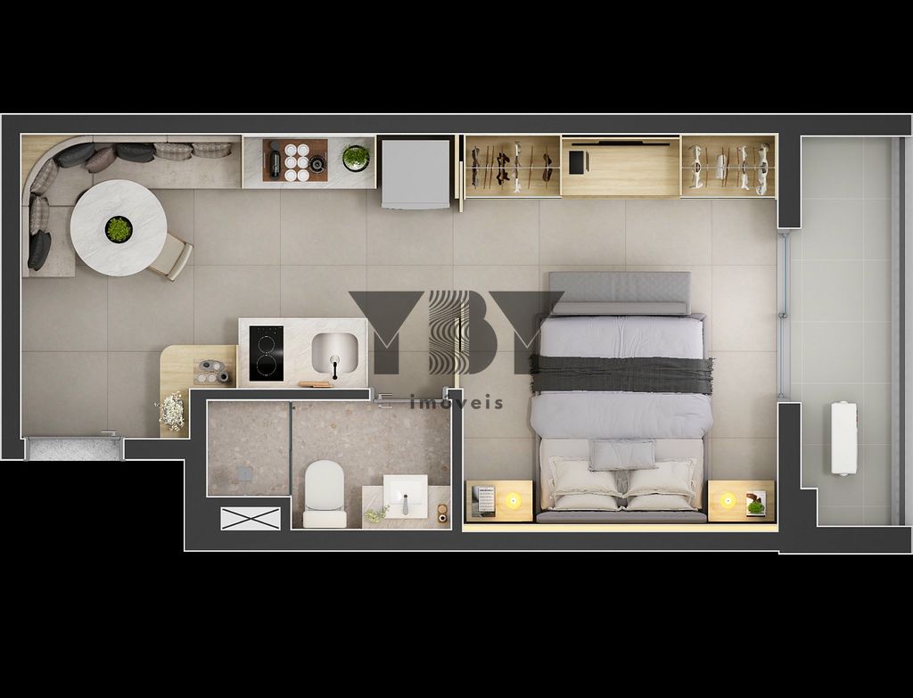 Apartamento, 1 quarto, 32 m² - Foto 21