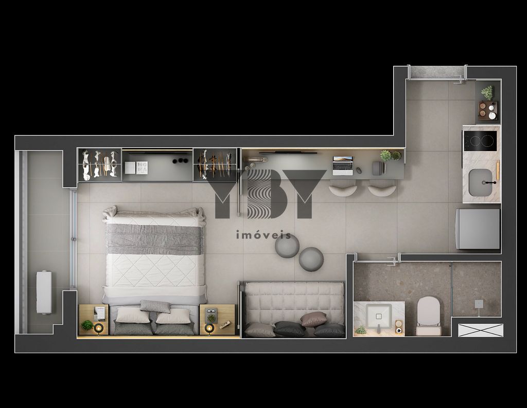 Apartamento, 1 quarto, 32 m² - Foto 18