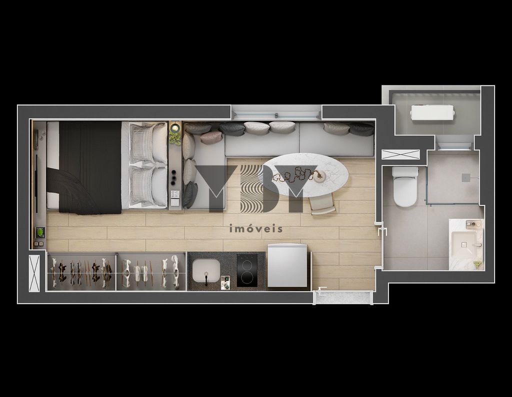 Apartamento, 1 quarto, 32 m² - Foto 22