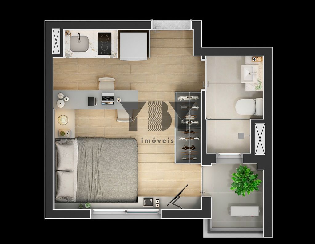 Apartamento, 1 quarto, 32 m² - Foto 24