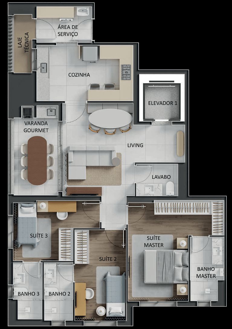 Apartamento, 3 quartos, 115 m² - Foto 40