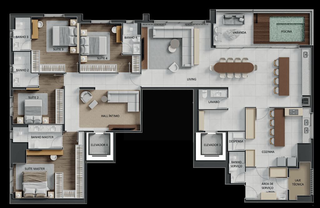 Apartamento, 3 quartos, 115 m² - Foto 51