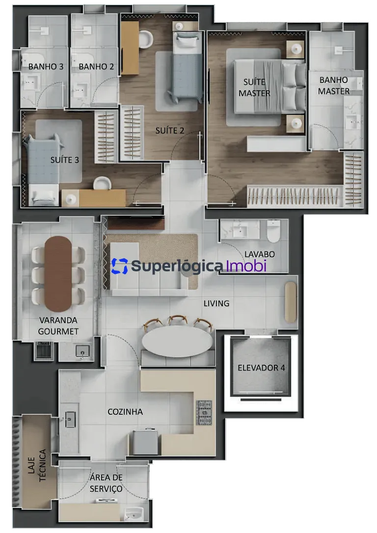 Apartamento, 3 quartos, 115 m² - Foto 42