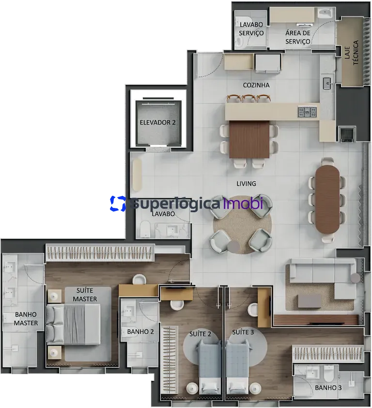 Apartamento, 3 quartos, 115 m² - Foto 45