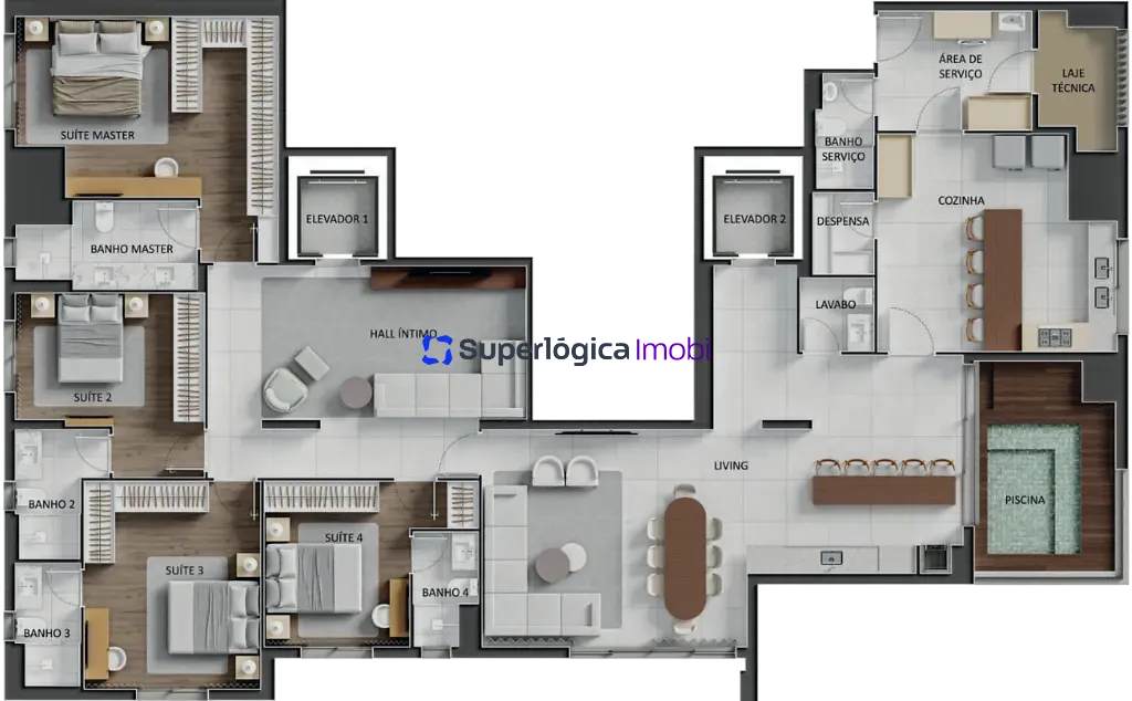 Apartamento, 3 quartos, 115 m² - Foto 48