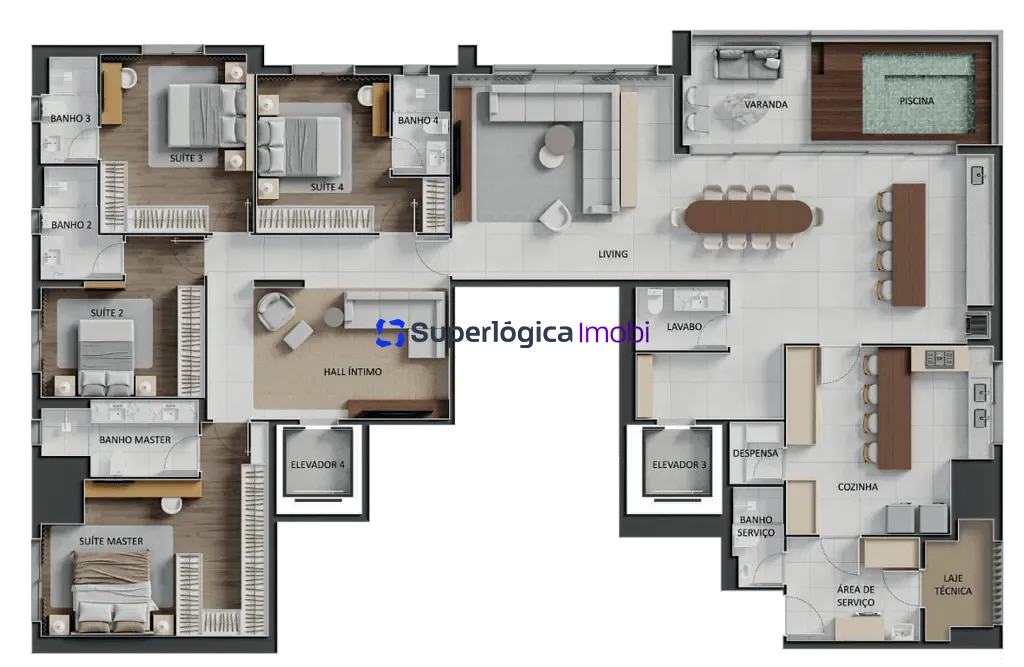 Apartamento, 3 quartos, 115 m² - Foto 51