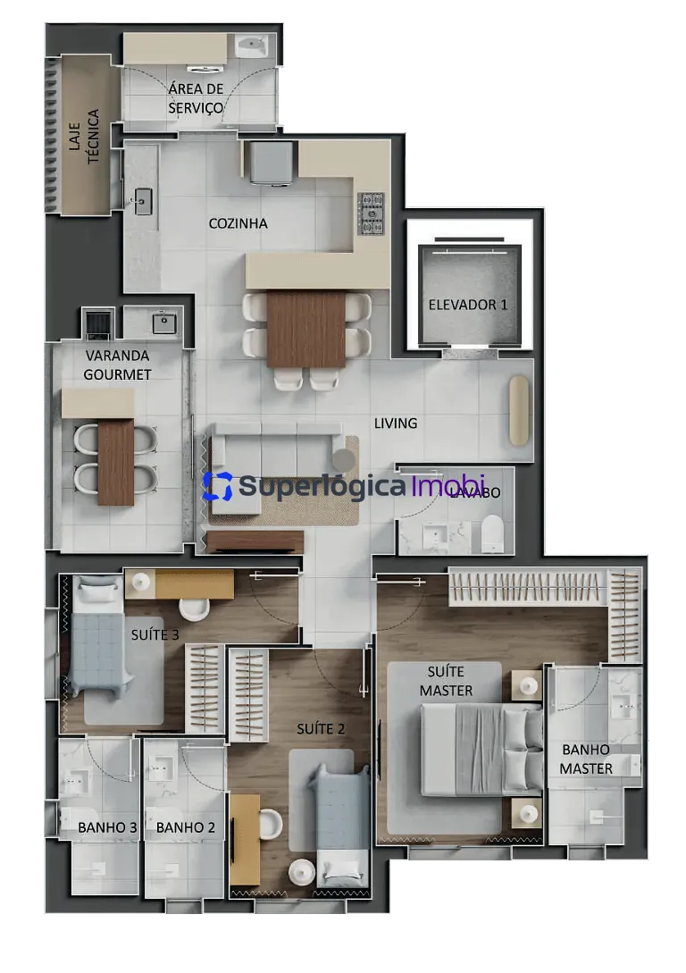 Apartamento, 4 quartos, 147 m² - Foto 41