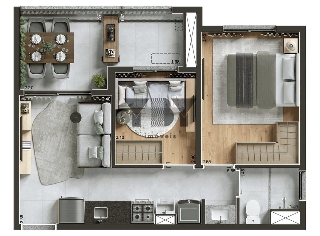 Apartamento, 1 quarto, 29 m² - Foto 22