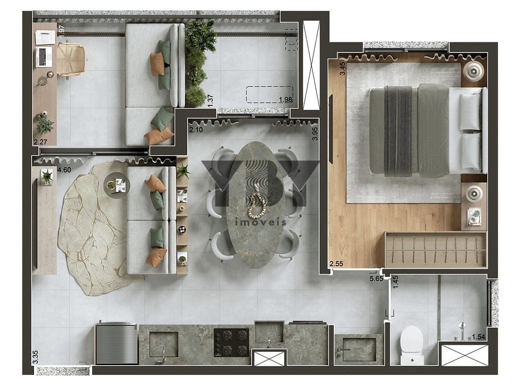 Apartamento, 2 quartos, 42 m² - Foto 23