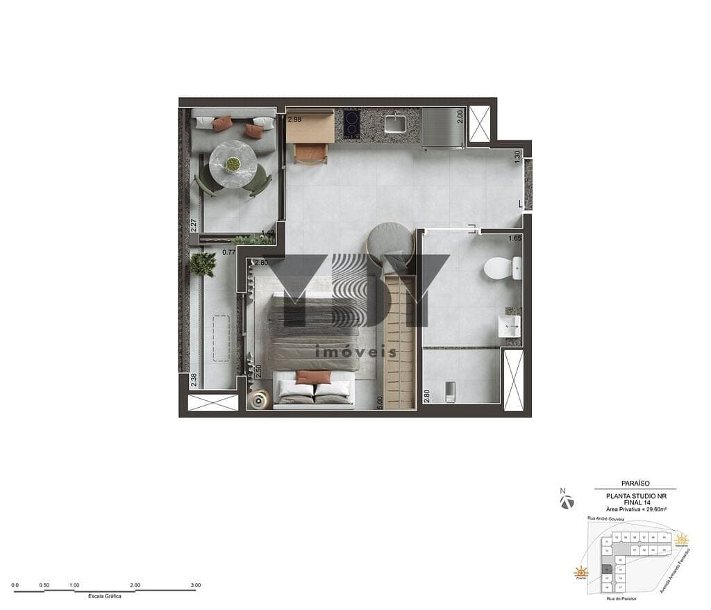 Apartamento, 1 quarto, 78 m² - Foto 21