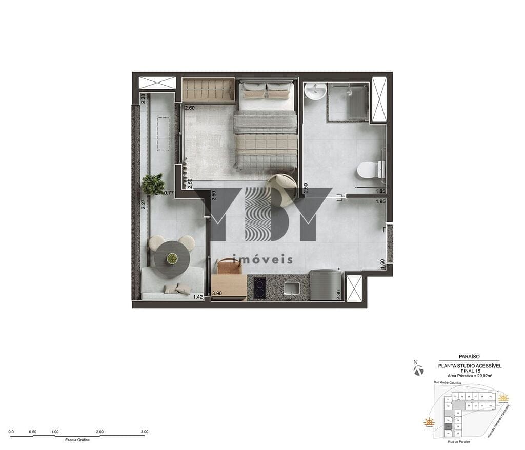 Apartamento, 1 quarto, 78 m² - Foto 22