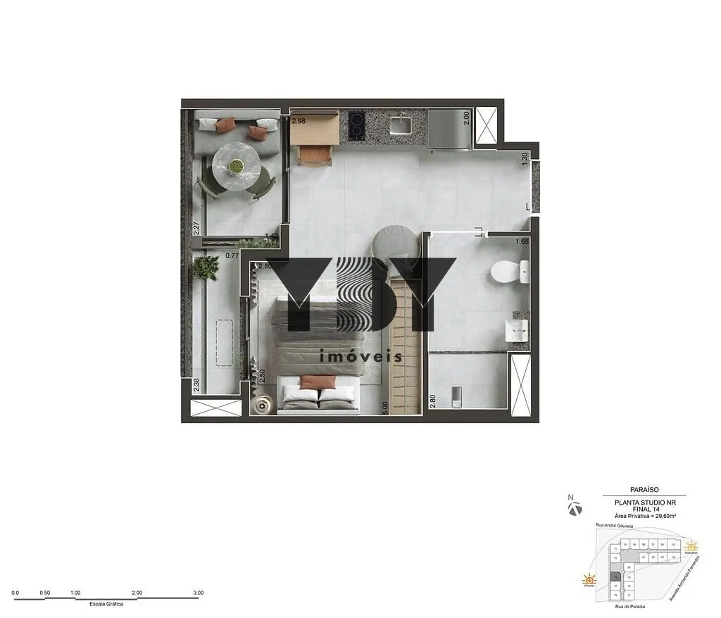 Apartamento, 1 quarto, 78 m² - Foto 21