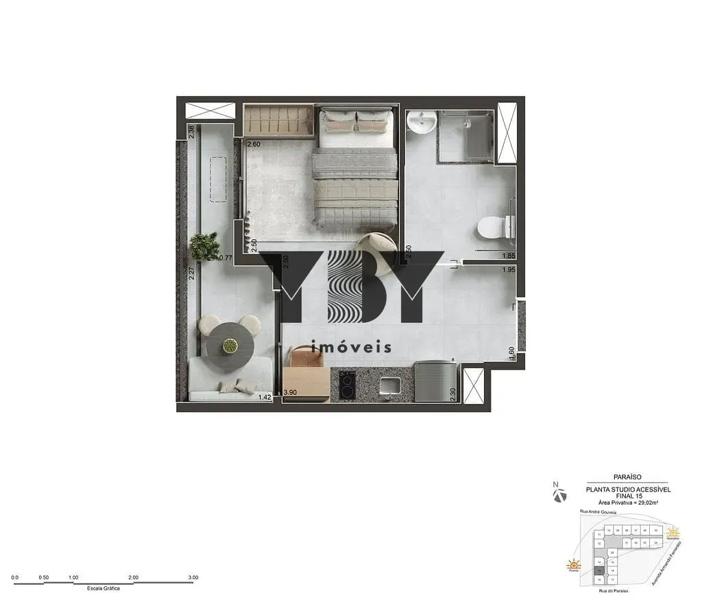 Apartamento, 1 quarto, 78 m² - Foto 22