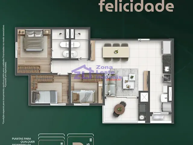 Apartamento 1 quarto e 1 banheiro, à venda, no bairro Vila Esperança em São Paulo