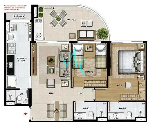 Apartamento, 4 quartos, 124 m² - Foto 24