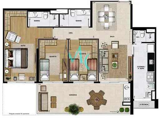 Apartamento, 4 quartos, 124 m² - Foto 28
