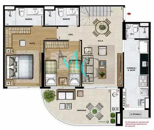 Apartamento, 4 quartos, 124 m² - Foto 33