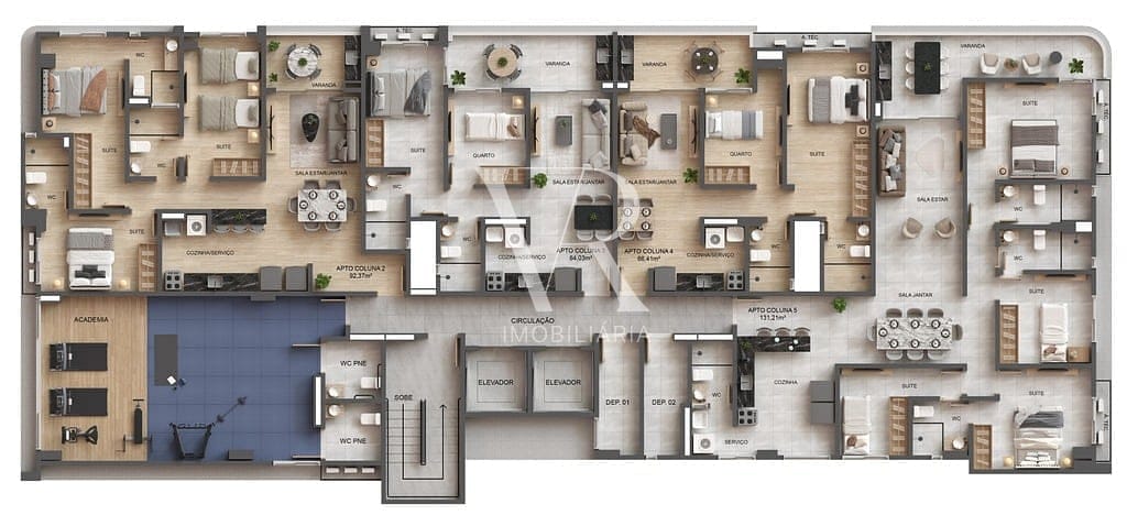 Apartamento à venda com 3 quartos, 99m² - Foto 33