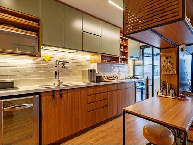 Foto do Apartamento - Apartamento à venda 2 Quartos 1 Suite 1 Vaga 62M² Pinheiros São Paulo - SP | Lares e Andares Imóveis