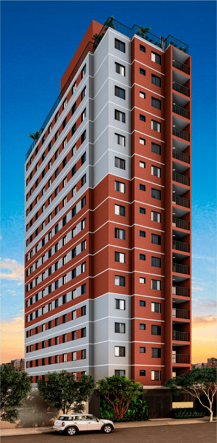 Apartamento à venda 2 Quartos 1 Vaga 41.32M² Santa Cecília São Paulo - SP | Ousy Santa Cecília