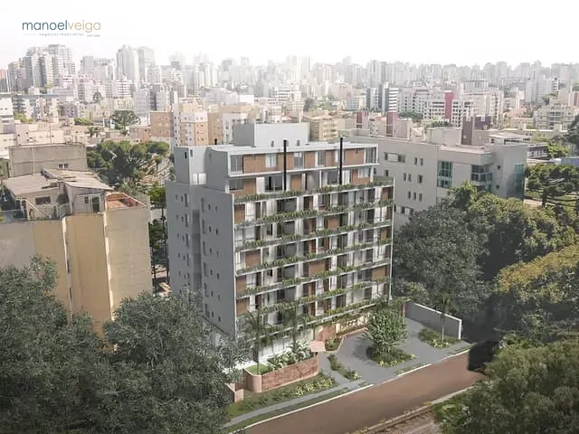 Apartamento 3 quartos e 2 banheiros, à venda, no bairro Água Verde em Curitiba
