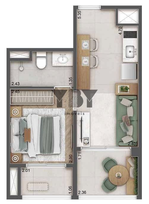Apartamento à venda com 2 quartos, 63m² - Foto 16