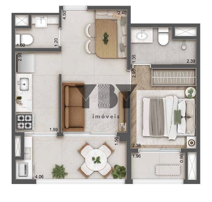Apartamento à venda com 2 quartos, 63m² - Foto 17
