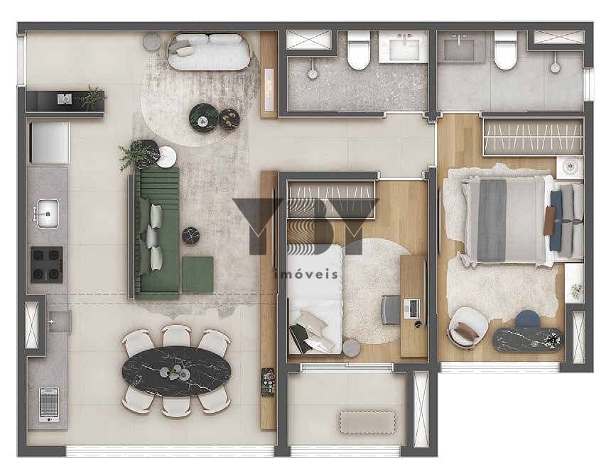 Apartamento à venda com 2 quartos, 63m² - Foto 20