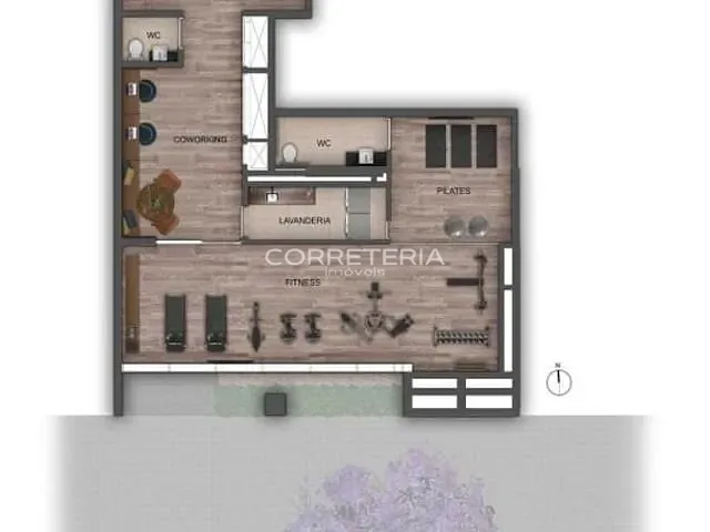 Apartamento 1 quarto e 1 banheiro, à venda, no bairro Vila Nova Conceição em São Paulo