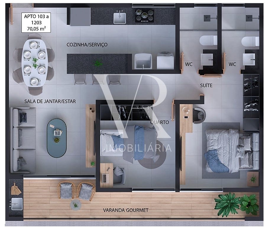 Apartamento à venda com 2 quartos, 59m² - Foto 51