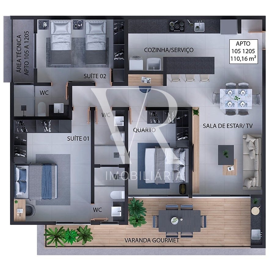 Apartamento à venda com 2 quartos, 59m² - Foto 53