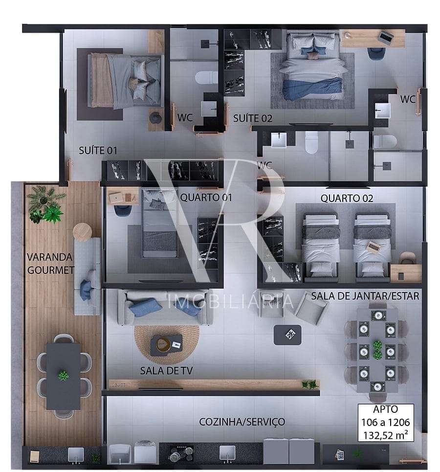 Apartamento à venda com 2 quartos, 59m² - Foto 54