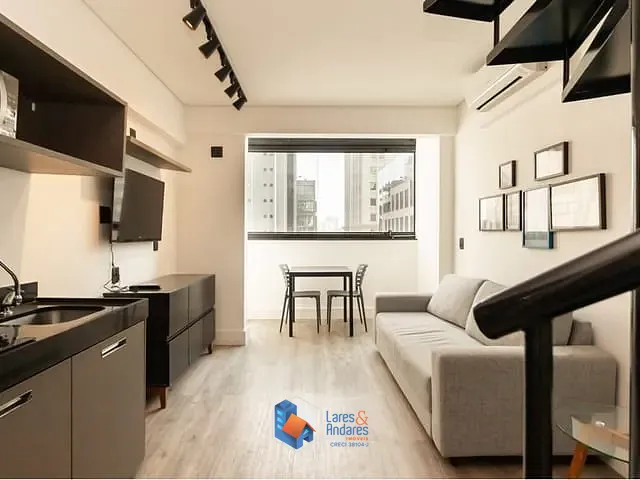 Apartamento 1 quarto e 2 banheiros, à venda, no bairro Vila Olímpia em São Paulo