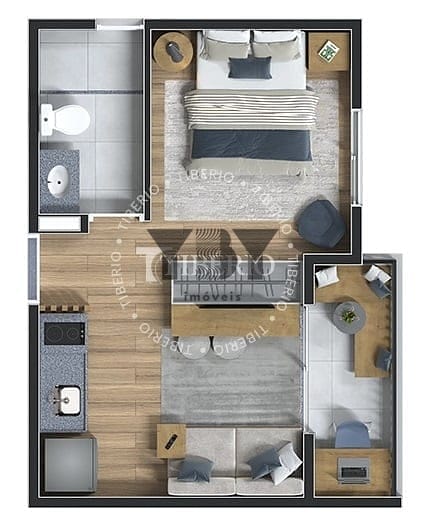 Apartamento, 1 quarto, 38 m² - Foto 26