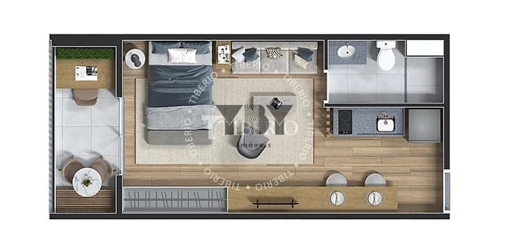 Apartamento, 1 quarto, 38 m² - Foto 31