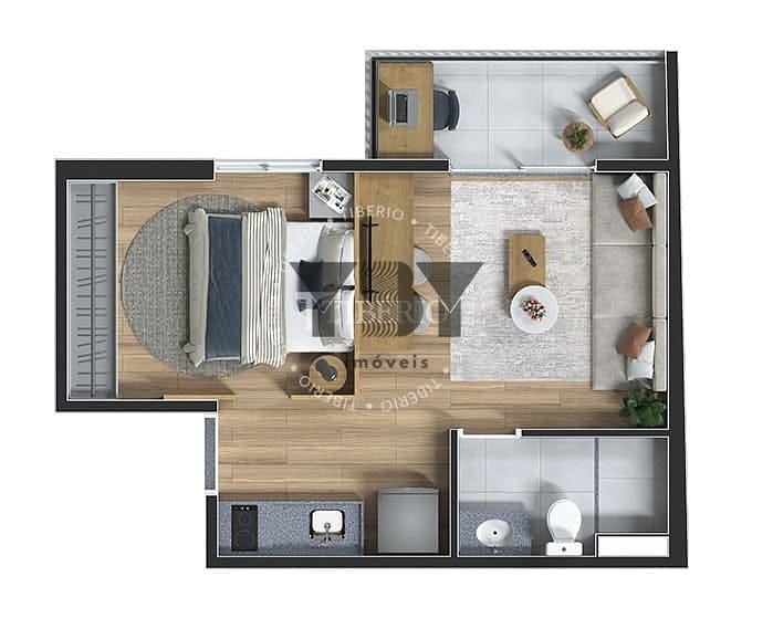 Apartamento, 1 quarto, 38 m² - Foto 33