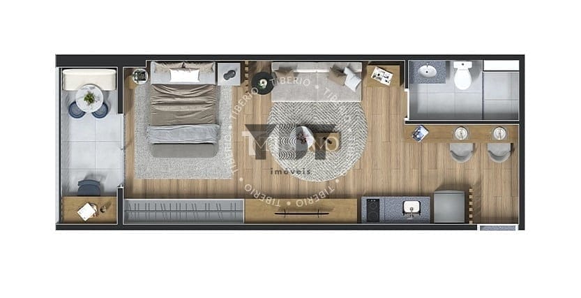 Apartamento, 1 quarto, 38 m² - Foto 35