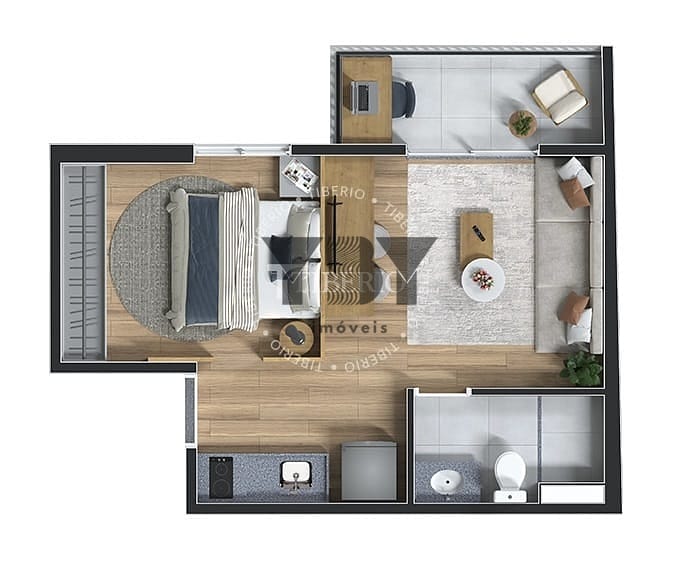 Apartamento, 1 quarto, 29 m² - Foto 33