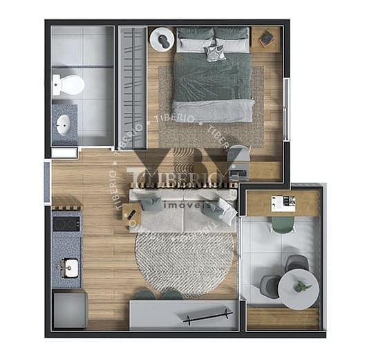 Apartamento, 1 quarto, 26 m² - Foto 29