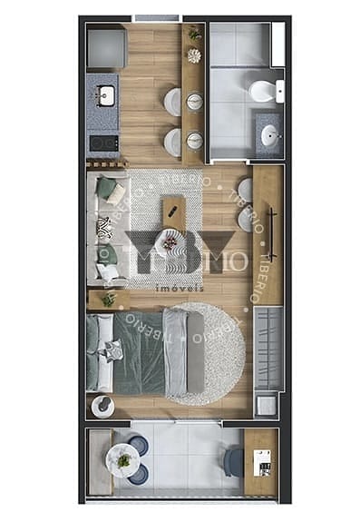 Apartamento, 1 quarto, 26 m² - Foto 34