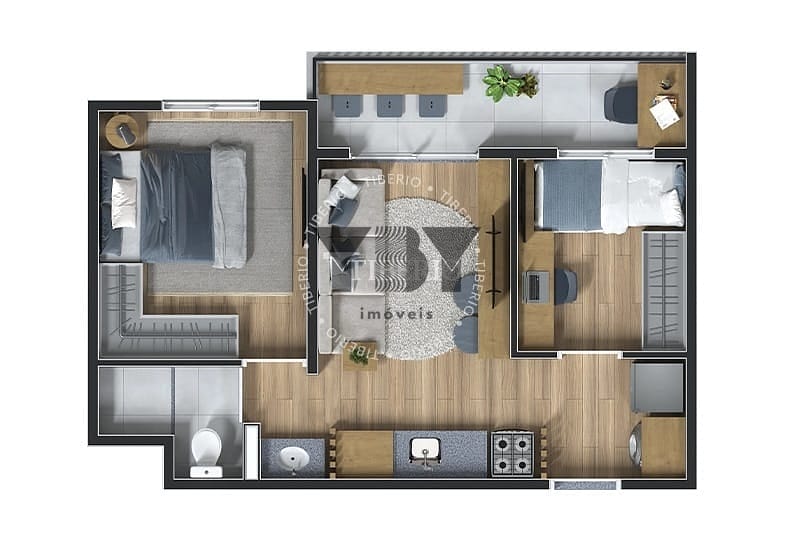 Apartamento, 1 quarto, 26 m² - Foto 36